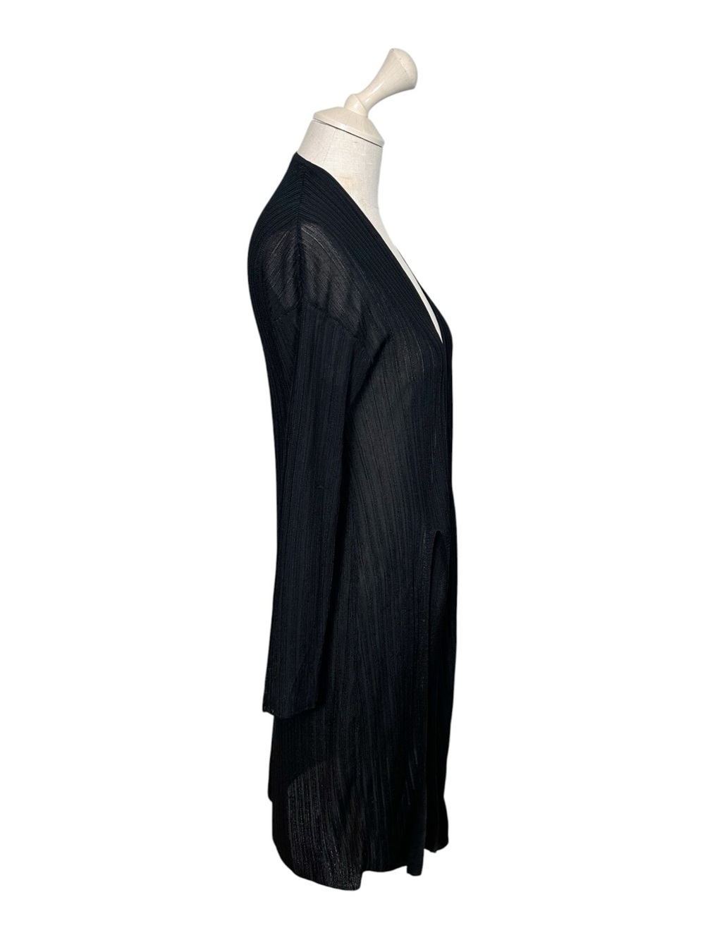 MM Lafleur The Graham Kimono Cardigan Sheer Rib - Picture 5 of 12